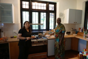 Ah - the cooking class with Poonam. Yum!