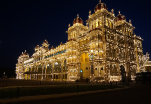 Illuminated Mysore Palace